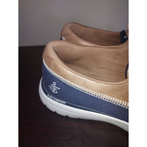 Skechers Women's Boat Shoes 9.5 On the Go Walk Flex Embark Goga Mat Lace Up Navy - Picture 2 of 14